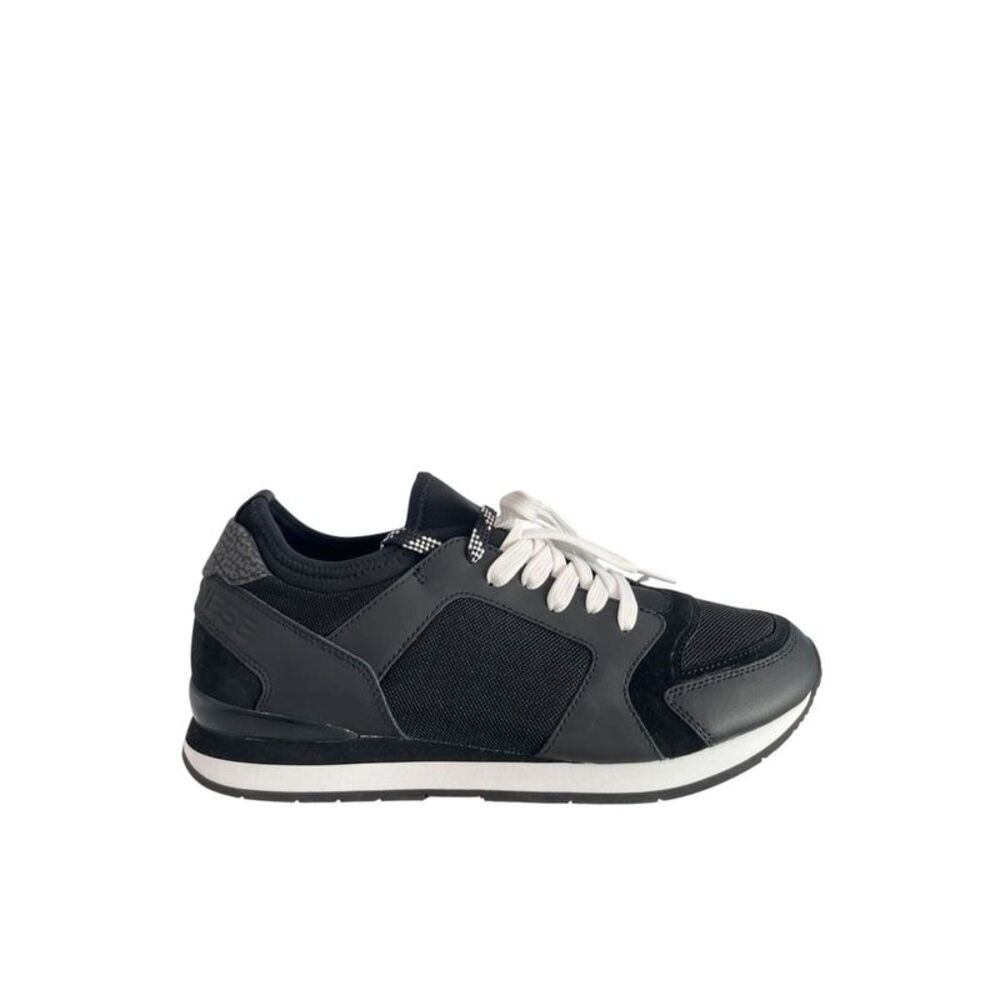 Borbonese Black Leather Men Men's Sneaker